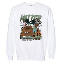 Tow Mater Trunk Or Treat Halloween Garment-Dyed Sweatshirt