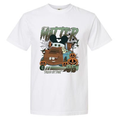 Tow Mater Trunk Or Treat Halloween Garment-Dyed Heavyweight T-Shirt