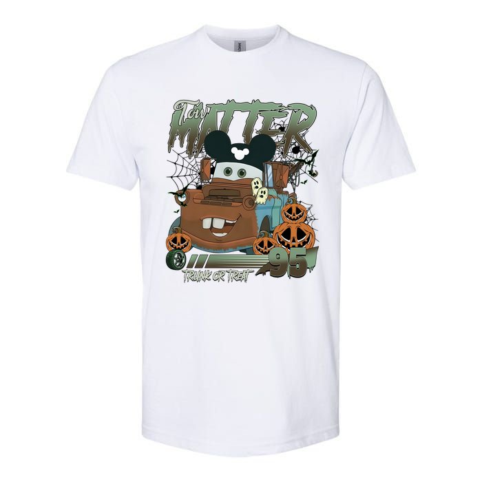 Tow Mater Trunk Or Treat Halloween Softstyle CVC T-Shirt