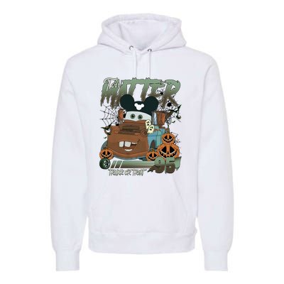 Tow Mater Trunk Or Treat Halloween Premium Hoodie