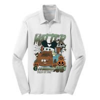 Tow Mater Trunk Or Treat Halloween Silk Touch Performance Long Sleeve Polo