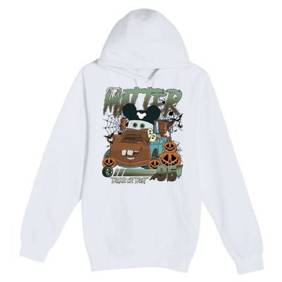 Tow Mater Trunk Or Treat Halloween Premium Pullover Hoodie