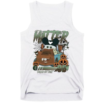 Tow Mater Trunk Or Treat Halloween Tank Top