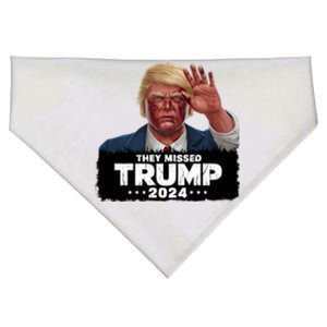 They Missed Trump 2024 USA-Made Doggie Bandana