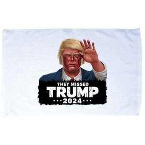 They Missed Trump 2024 Microfiber Hand Towel