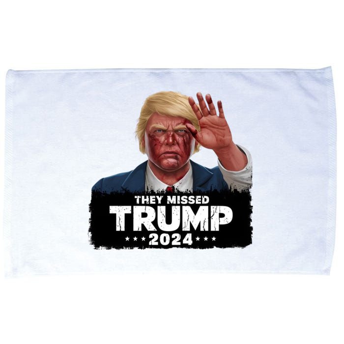 They Missed Trump 2024 Microfiber Hand Towel