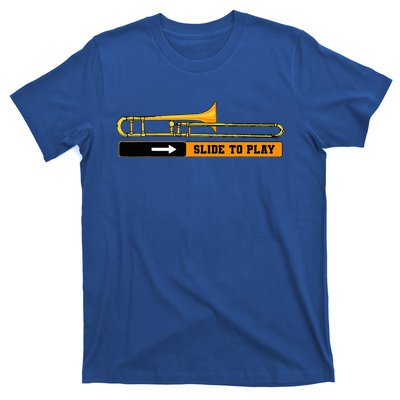 Trombone Mucisian Trombonist Jazz Music Brass Instrument T-Shirt