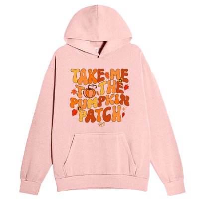 Take Me To The Pumpkin Patch Autumn Fall Thanksgiving Urban Pullover Hoodie