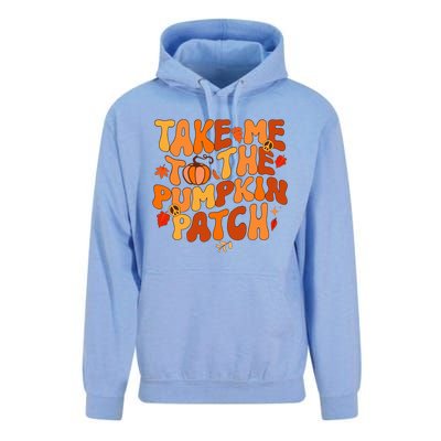 Take Me To The Pumpkin Patch Autumn Fall Thanksgiving Unisex Surf Hoodie