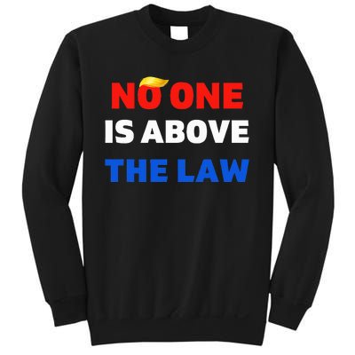 Trump Mugshot  Trump 2024 PrisonNo One Is Above The Law Sweatshirt