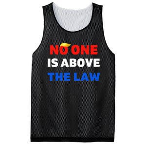 Trump Mugshot  Trump 2024 PrisonNo One Is Above The Law Mesh Reversible Basketball Jersey Tank