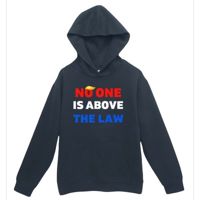 Trump Mugshot  Trump 2024 PrisonNo One Is Above The Law Urban Pullover Hoodie