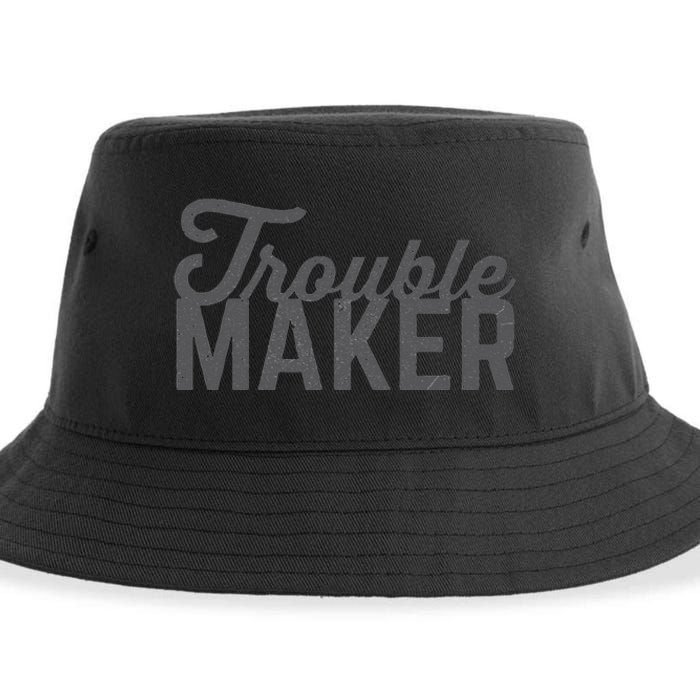 Trouble Maker Sustainable Bucket Hat