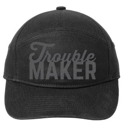 Trouble Maker 7-Panel Snapback Hat