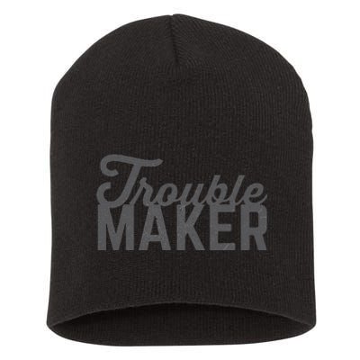 Trouble Maker Short Acrylic Beanie