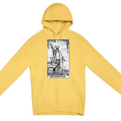 The Magician Tarot Card Major Arcana Fortune Telling Occult Premium Pullover Hoodie