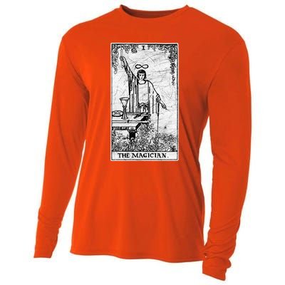 The Magician Tarot Card Major Arcana Fortune Telling Occult Cooling Performance Long Sleeve Crew