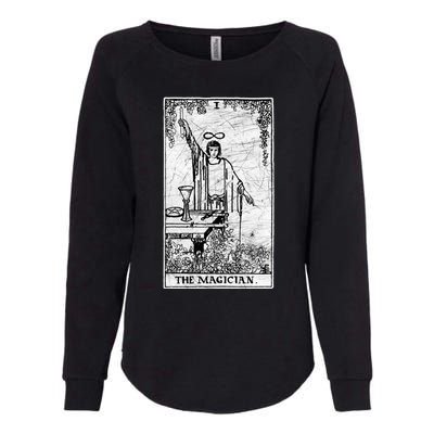 The Magician Tarot Card Major Arcana Fortune Telling Occult Womens California Wash Sweatshirt