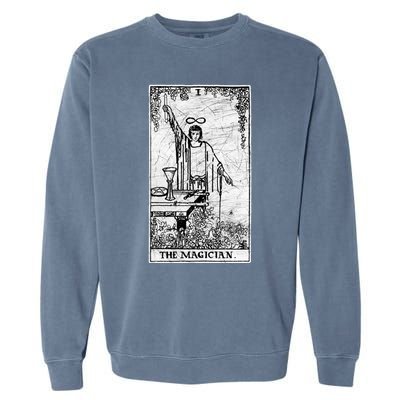 The Magician Tarot Card Major Arcana Fortune Telling Occult Garment-Dyed Sweatshirt