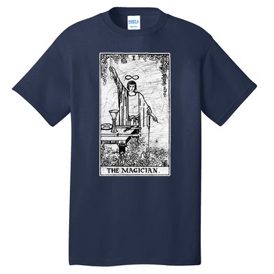 The Magician Tarot Card Major Arcana Fortune Telling Occult Tall T-Shirt