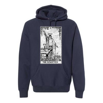 The Magician Tarot Card Major Arcana Fortune Telling Occult Premium Hoodie