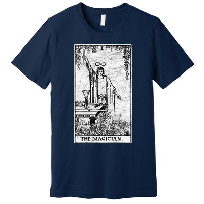 The Magician Tarot Card Major Arcana Fortune Telling Occult Premium T-Shirt