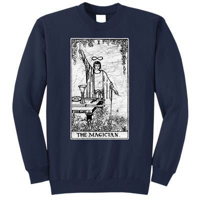 The Magician Tarot Card Major Arcana Fortune Telling Occult Tall Sweatshirt