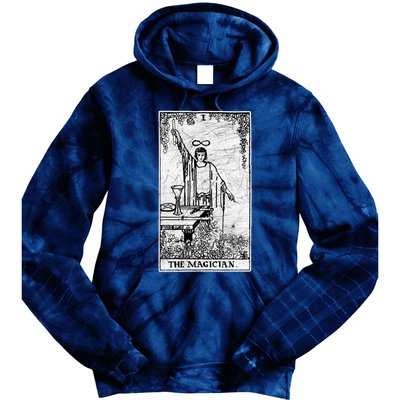 The Magician Tarot Card Major Arcana Fortune Telling Occult Tie Dye Hoodie