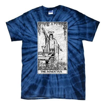 The Magician Tarot Card Major Arcana Fortune Telling Occult Tie-Dye T-Shirt