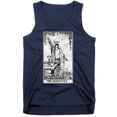 The Magician Tarot Card Major Arcana Fortune Telling Occult Tank Top