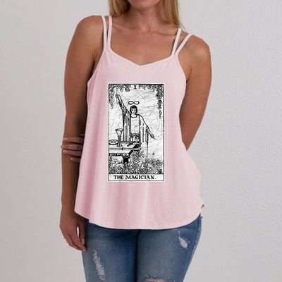 The Magician Tarot Card Major Arcana Fortune Telling Occult Women's Strappy Tank