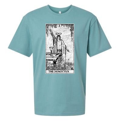 The Magician Tarot Card Major Arcana Fortune Telling Occult Sueded Cloud Jersey T-Shirt