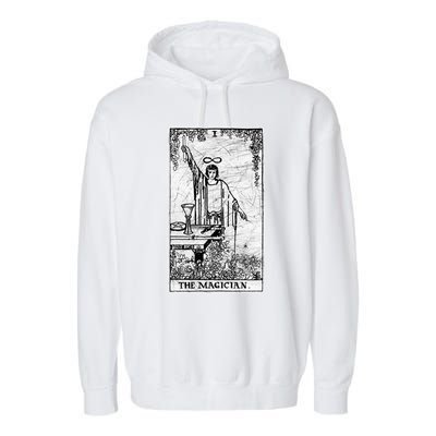 The Magician Tarot Card Major Arcana Fortune Telling Occult Garment-Dyed Fleece Hoodie