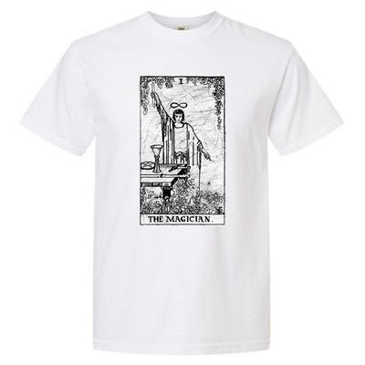 The Magician Tarot Card Major Arcana Fortune Telling Occult Garment-Dyed Heavyweight T-Shirt