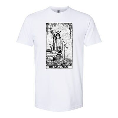 The Magician Tarot Card Major Arcana Fortune Telling Occult Softstyle CVC T-Shirt