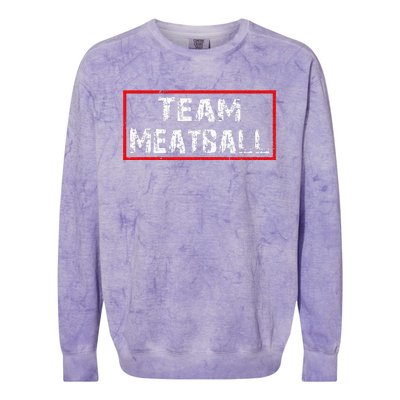 Team Meatball Colorblast Crewneck Sweatshirt