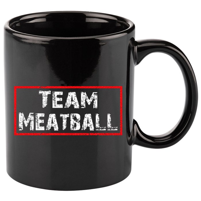 Team Meatball 11oz C Handle Ceramic Mug