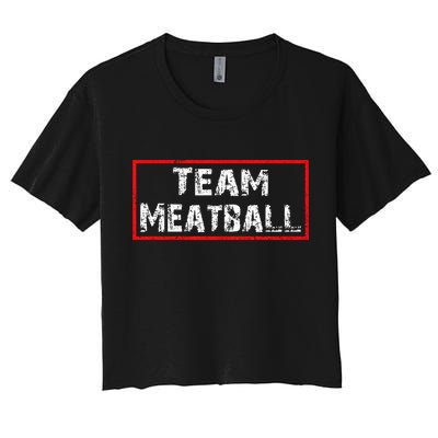 Team Meatball Crop Top