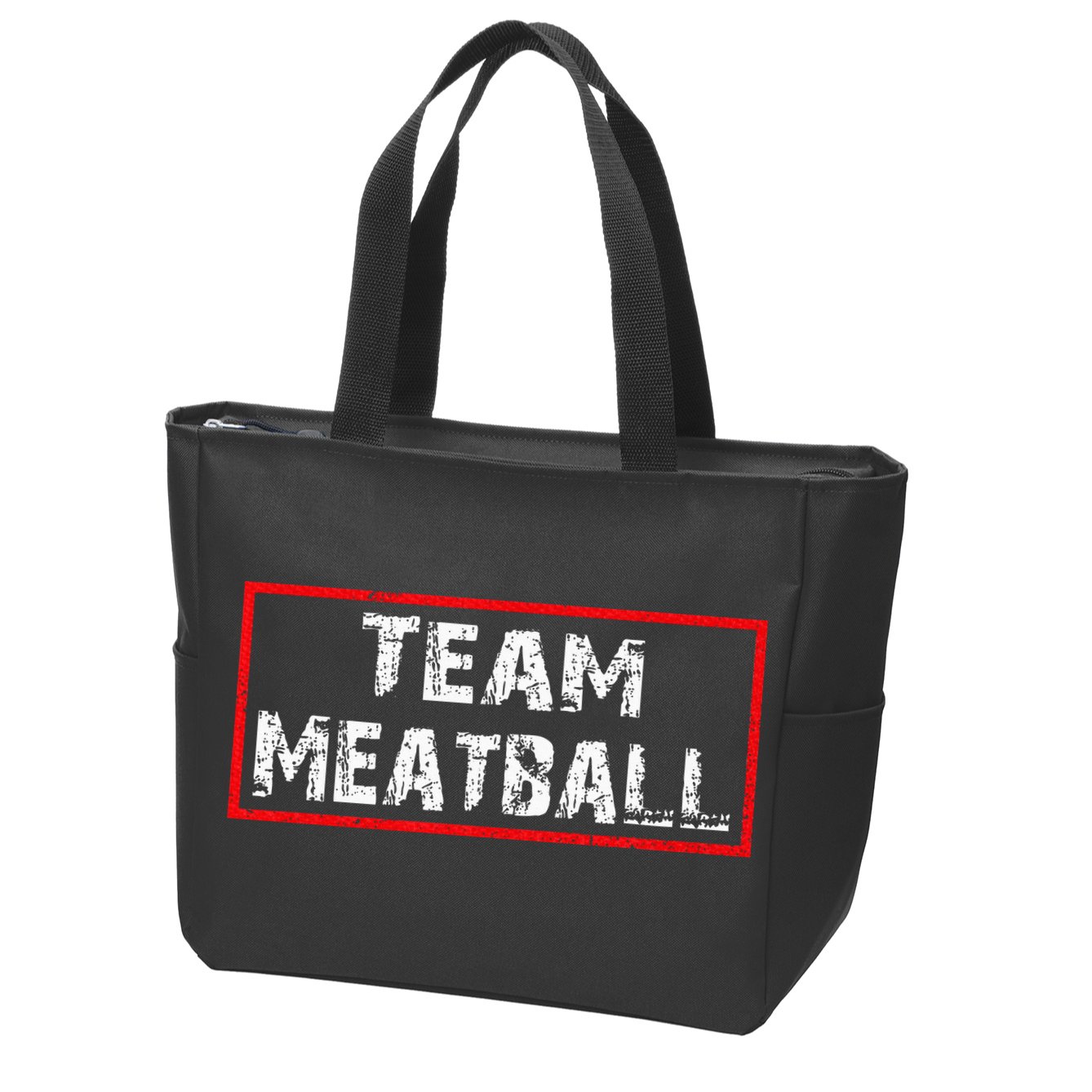 Team Meatball Zip Tote Bag