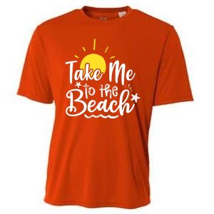 Take Me To The Beach Sunshine Summer Cooling Performance Crew T-Shirt