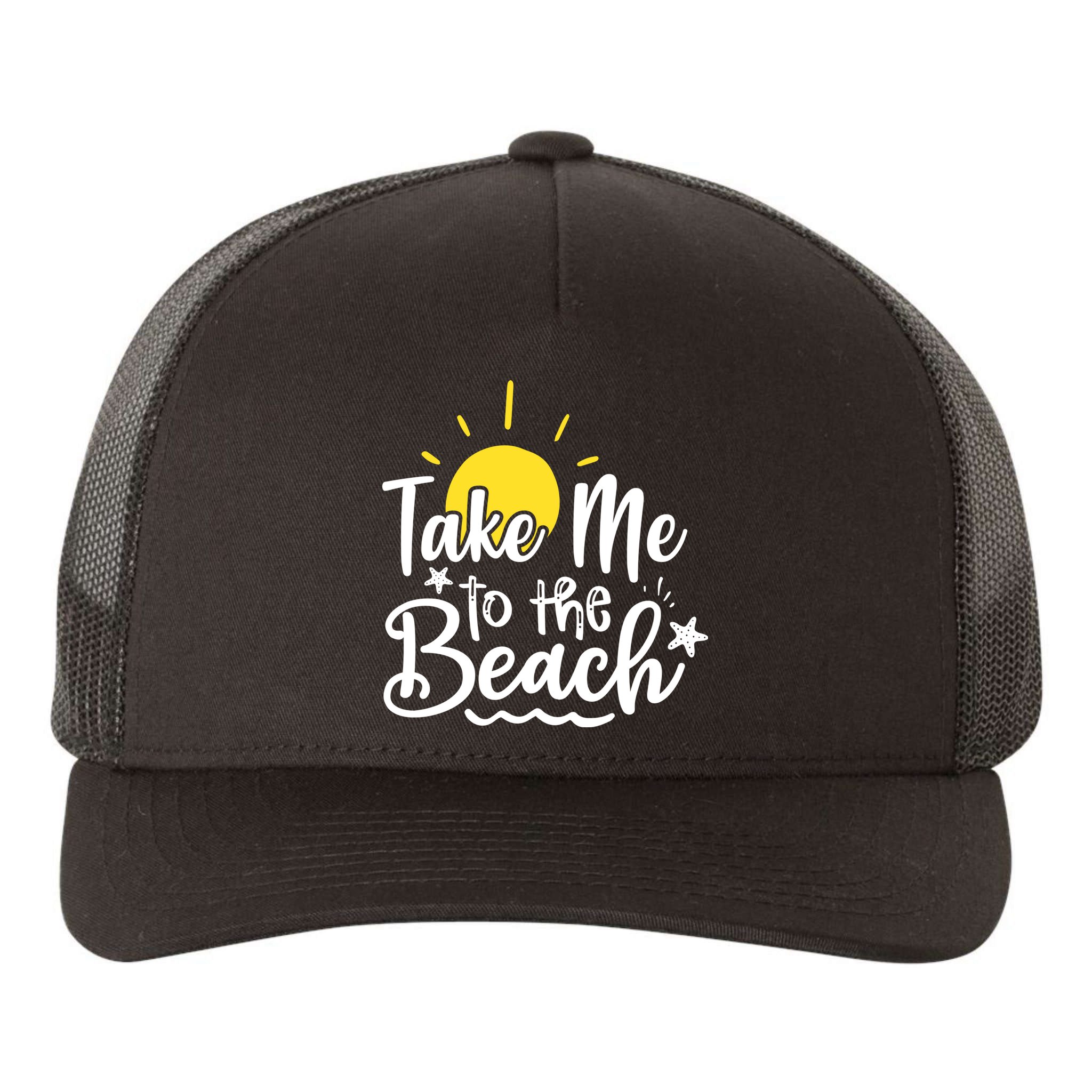 Take Me To The Beach Sunshine Summer Yupoong Adult 5-Panel Trucker Hat