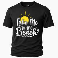 Take Me To The Beach Sunshine Summer Cooling Performance Crew T-Shirt