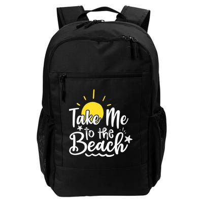 Take Me To The Beach Sunshine Summer Backpack