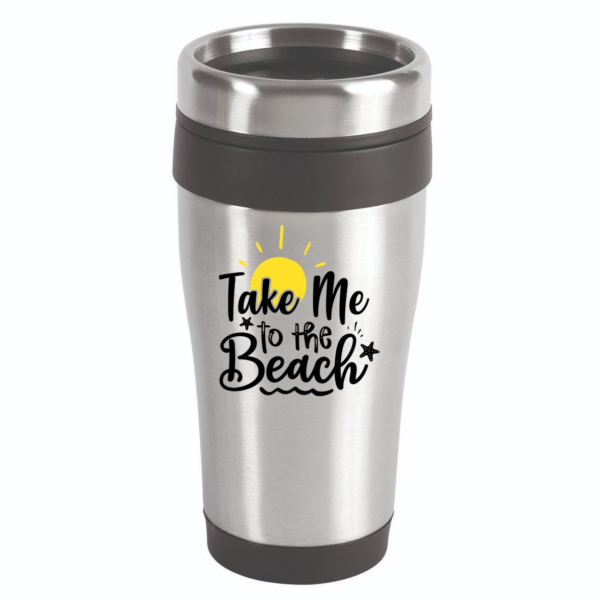 Take Me To The Beach Sunshine Summer 16oz Travel Tumbler
