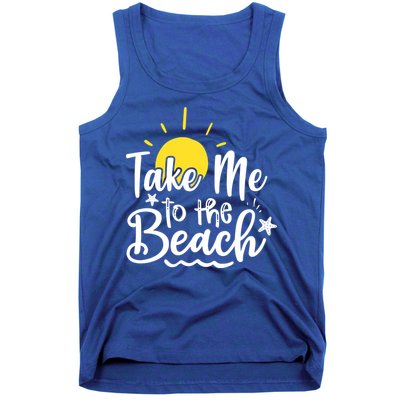 Take Me To The Beach Sunshine Summer Tank Top