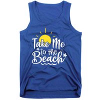 Take Me To The Beach Sunshine Summer Tank Top