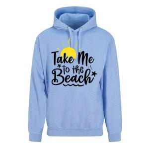 Take Me To The Beach Sunshine Summer Unisex Surf Hoodie