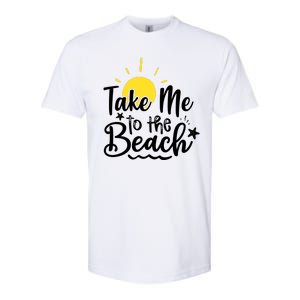 Take Me To The Beach Sunshine Summer Softstyle CVC T-Shirt