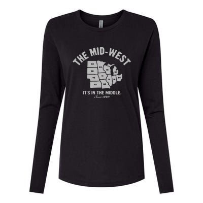 The MidWest Womens Cotton Relaxed Long Sleeve T-Shirt