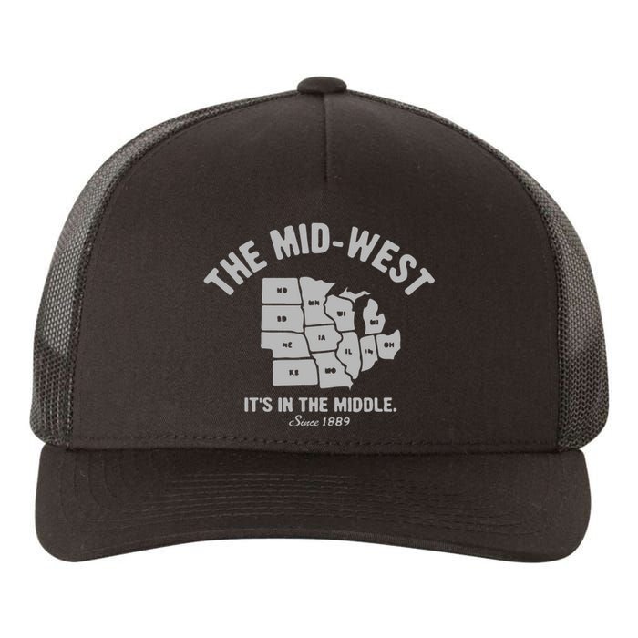 The MidWest Yupoong Adult 5-Panel Trucker Hat